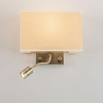 Бра Citilux Декарт CL704303, E14, 60 Вт, бронзовый/бежевый, современный стиль