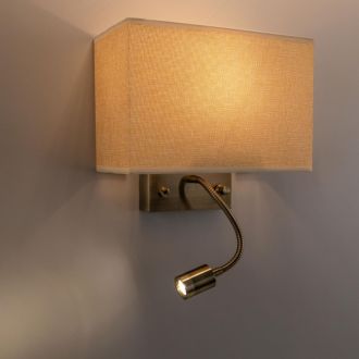 Бра Citilux Декарт CL704303, E14, 60 Вт, бронзовый/бежевый, современный стиль