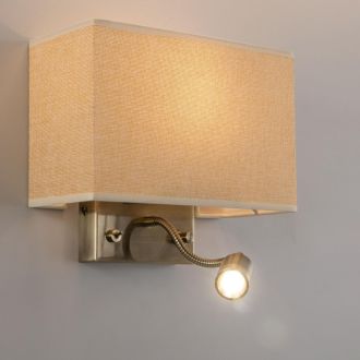 Бра Citilux Декарт CL704303, E14, 60 Вт, бронзовый/бежевый, современный стиль