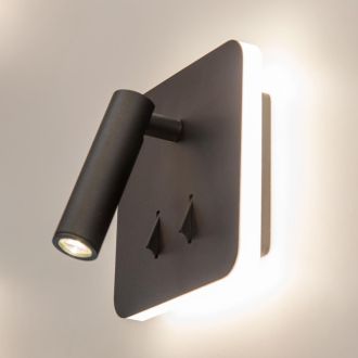 Бра Citilux Декарт CL704421, LED 9 Вт, черный, хай-тек стиль