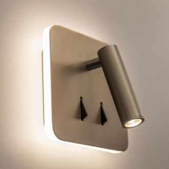 Бра Citilux Декарт CL704422, LED 9 Вт, хром матовый/хром, хай-тек стиль