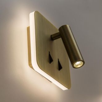 Бра Citilux Декарт CL704423, LED 9 Вт, бронзовый, хай-тек стиль