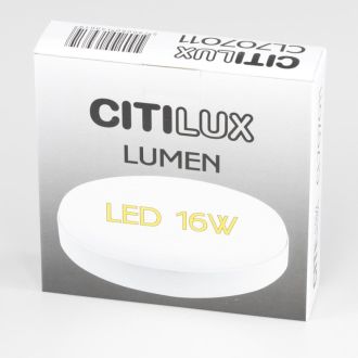 Накладной светильник Citilux Люмен CL707011, LED 16 Вт, белый
