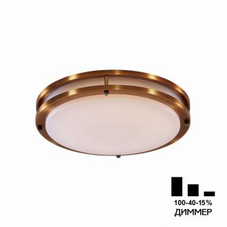 Накладной светильник Citilux Бостон CL709323N, LED 32 Вт, бронзовый/белый