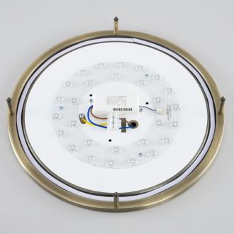 Накладной светильник Citilux Бостон CL709323N, LED 32 Вт, бронзовый/белый