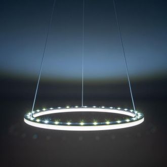 Подвесная люстра Citilux Электрон CL710B64S, LED 64 Вт, белый