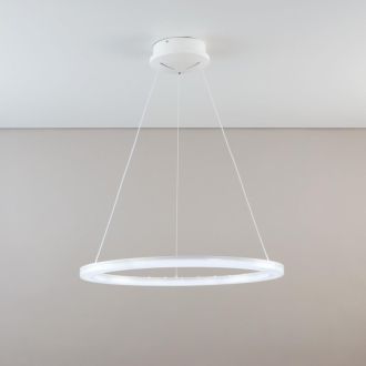 Подвесная люстра Citilux Электрон CL710B64S, LED 64 Вт, белый