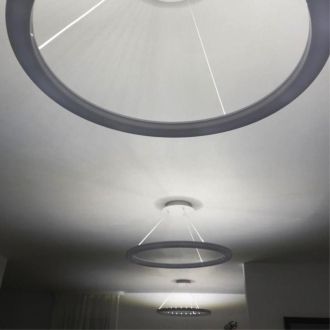 Подвесная люстра Citilux Электрон CL710B64S, LED 64 Вт, белый
