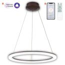Подвесная люстра Citilux Электрон CL710B65S, LED 64 Вт, коричневый/белый Подвесная люстра Citilux Электрон CL710B65S, LED 64 Вт, коричневый/белый