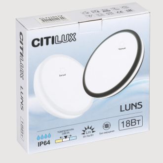 Накладной светильник Citilux Luns CL711011V, LED 18 Вт, черный
