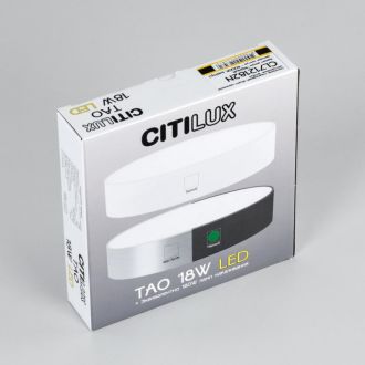 Накладной светильник Citilux Тао CL712182N, LED 18 Вт, черный