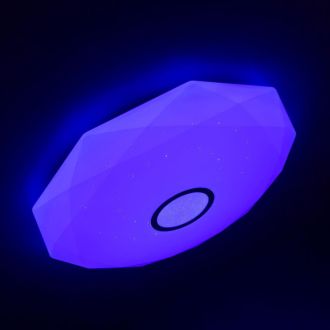 Накладной светильник Citilux Диамант Смарт CL713A100G, LED 100 Вт, хром/белый
