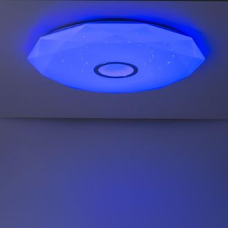 Накладной светильник Citilux Диамант Смарт CL713A100G, LED 100 Вт, хром/белый