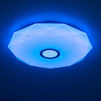 Накладной светильник Citilux Диамант Смарт CL713A60G, LED 65 Вт, хром/белый