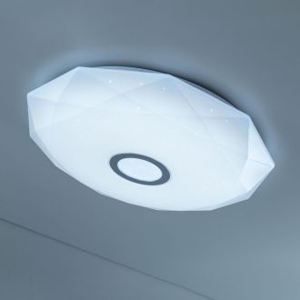 Накладной светильник Citilux Диамант Смарт CL713A60G, LED 65 Вт, хром/белый