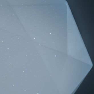 Накладной светильник Citilux Диамант Смарт CL713A60G, LED 65 Вт, хром/белый