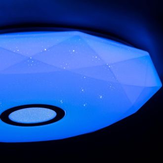 Накладной светильник Citilux Диамант Смарт CL713A60G, LED 65 Вт, хром/белый