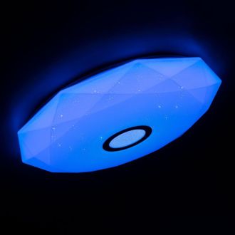 Накладной светильник Citilux Диамант Смарт CL713A60G, LED 65 Вт, хром/белый