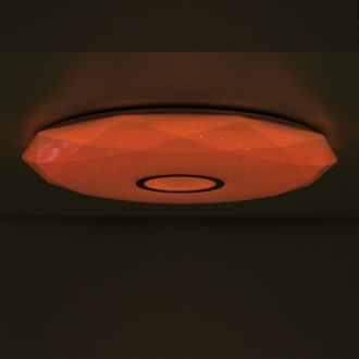 Накладной светильник Citilux Диамант Смарт CL713A80G, LED 85 Вт, хром/белый