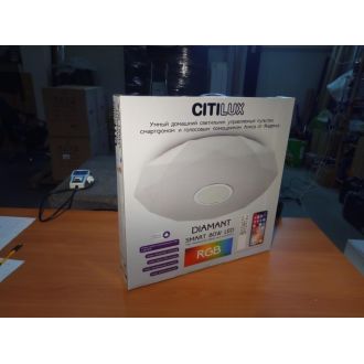 Накладной светильник Citilux Диамант Смарт CL713A80G, LED 85 Вт, хром/белый