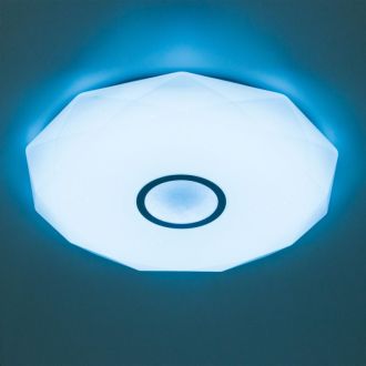 Накладной светильник Citilux Диамант Смарт CL713A80G, LED 85 Вт, хром/белый