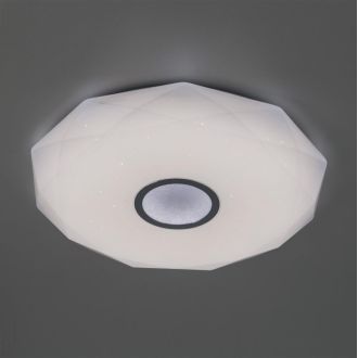 Накладной светильник Citilux Диамант Смарт CL713A80G, LED 85 Вт, хром/белый