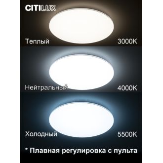 Накладной светильник Citilux Симпла CL714900G, LED 90 Вт, белый