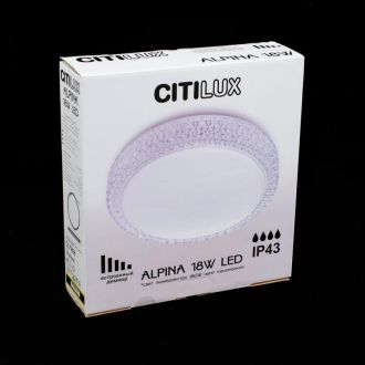 Накладной светильник Citilux Альпина CL71818, LED 18 Вт, белый
