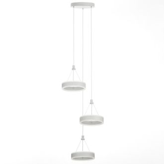 Каскадная люстра Citilux Дуэт CL719030, LED 60 Вт, белый, современный стиль