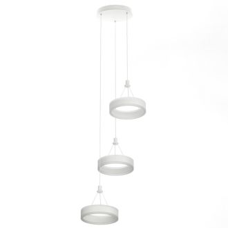 Каскадная люстра Citilux Дуэт CL719030, LED 60 Вт, белый, современный стиль