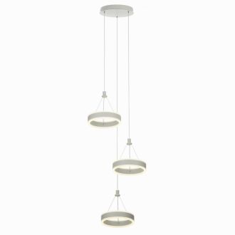 Каскадная люстра Citilux Дуэт CL719030, LED 60 Вт, белый, современный стиль