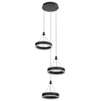 Каскадная люстра Citilux Дуэт CL719031, LED 60 Вт, черный, современный стиль
