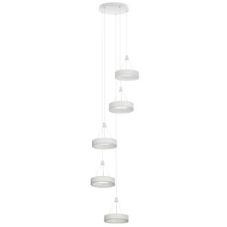 Каскадная люстра Citilux Дуэт CL719050, LED 100 Вт, белый, современный стиль