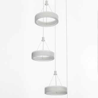 Каскадная люстра Citilux Дуэт CL719050, LED 100 Вт, белый, современный стиль