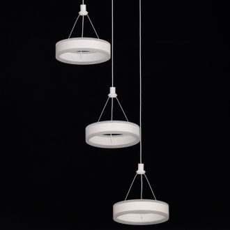 Каскадная люстра Citilux Дуэт CL719050, LED 100 Вт, белый, современный стиль