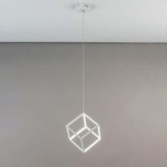 Подвесной светильник Citilux Куб CL719200, LED 30 Вт, белый, хай-тек стиль