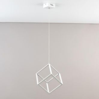 Подвесной светильник Citilux Куб CL719200, LED 30 Вт, белый, хай-тек стиль
