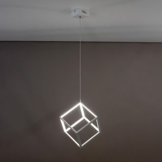 Подвесной светильник Citilux Куб CL719200, LED 30 Вт, белый, хай-тек стиль