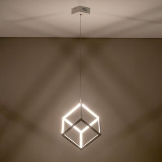 Подвесной светильник Citilux Куб CL719200, LED 30 Вт, белый, хай-тек стиль