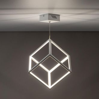 Подвесной светильник Citilux Куб CL719200, LED 30 Вт, белый, хай-тек стиль