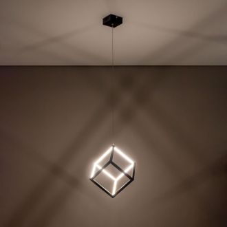Подвесной светильник Citilux Куб CL719201, LED 30 Вт, черный