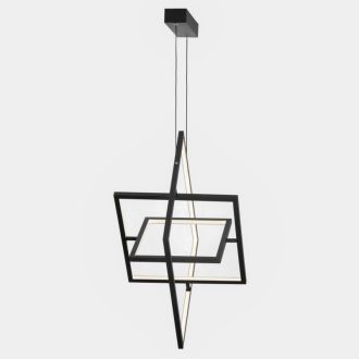 Подвесная люстра Citilux Cube CL719241, LED 60 Вт, черный, современный стиль