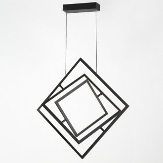 Подвесная люстра Citilux Cube CL719241, LED 60 Вт, черный, современный стиль