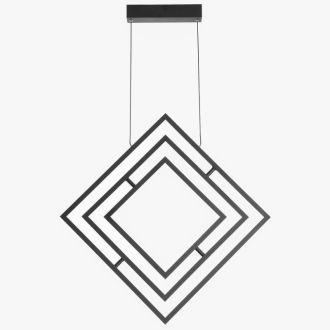 Подвесная люстра Citilux Cube CL719241, LED 60 Вт, черный, современный стиль