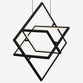 Подвесная люстра Citilux Cube CL719241, LED 60 Вт, черный, современный стиль
