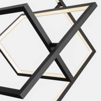 Подвесная люстра Citilux Cube CL719241, LED 60 Вт, черный, современный стиль