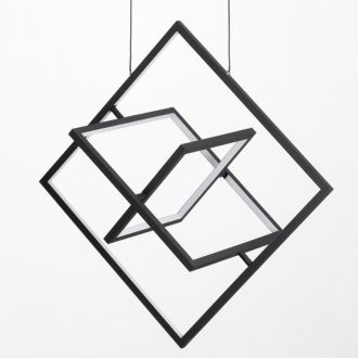 Подвесная люстра Citilux Cube CL719241, LED 60 Вт, черный, современный стиль