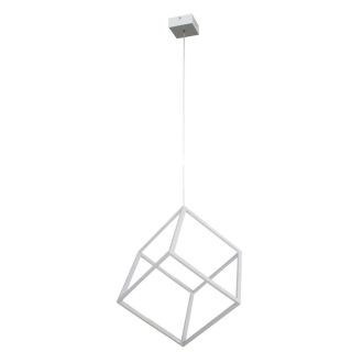 Подвесной светильник Citilux Куб CL719300, LED 40 Вт, белый, хай-тек стиль