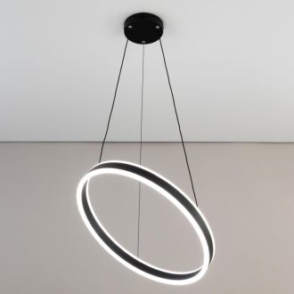 Подвесная люстра Citilux Дуэт CL719501, LED 53 Вт, черный/белый