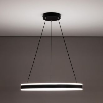 Подвесная люстра Citilux Дуэт CL719501, LED 53 Вт, черный/белый